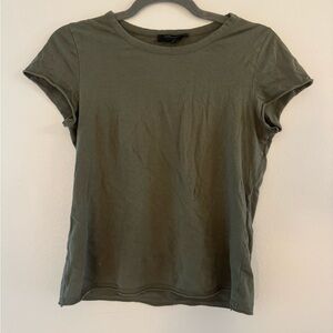 All Saints Khaki Short Sleeve Tee